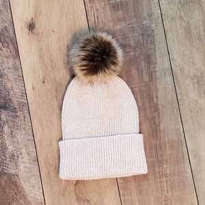 Pink & Gold Beanie